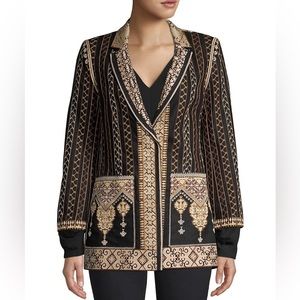 SOLD Kobi Halperin Alynn Jacket Embroidered Linen-Blend blazer NWT $800